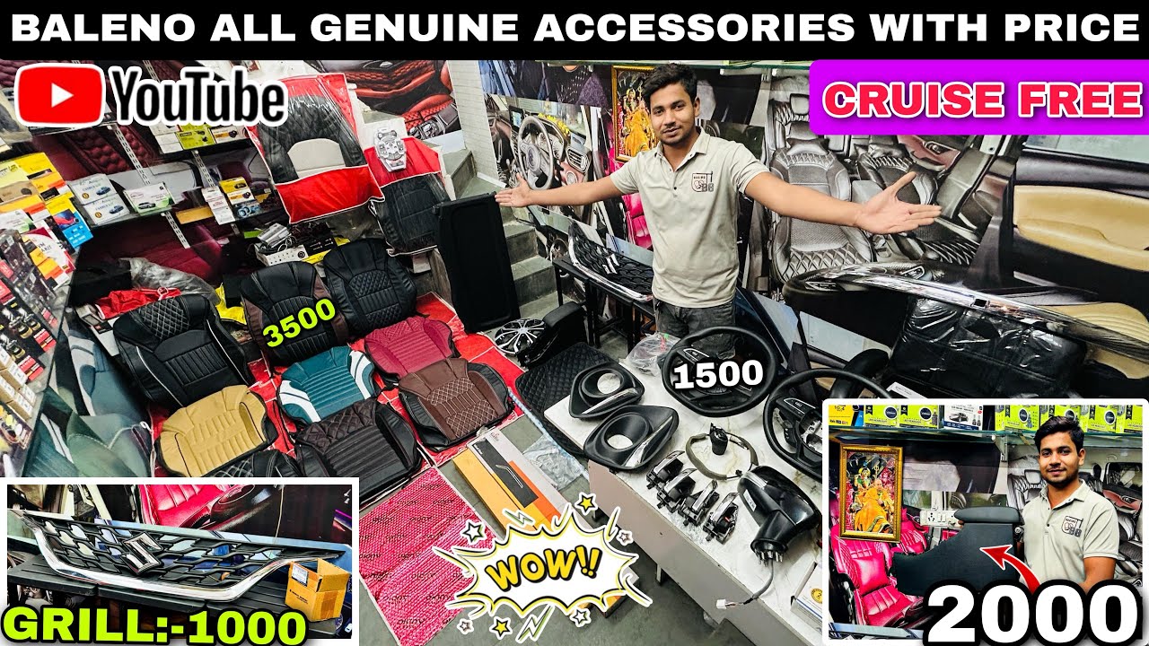 2025 BALENO GENUINE PARTS WITH CHEAP PRICING | Baleno base to top modification| Ansh Car Decor 