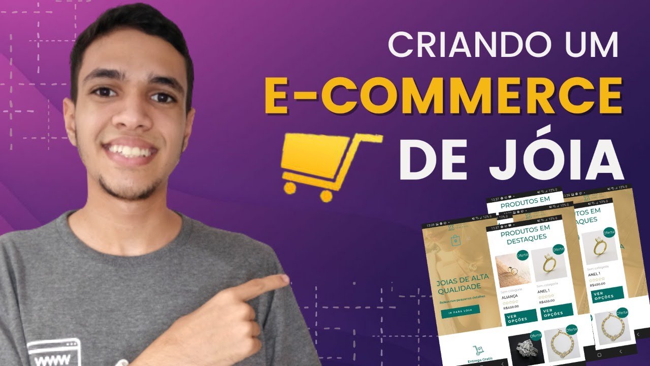 Como criar um e-commerce de jóias do zero (Passo a Passo)