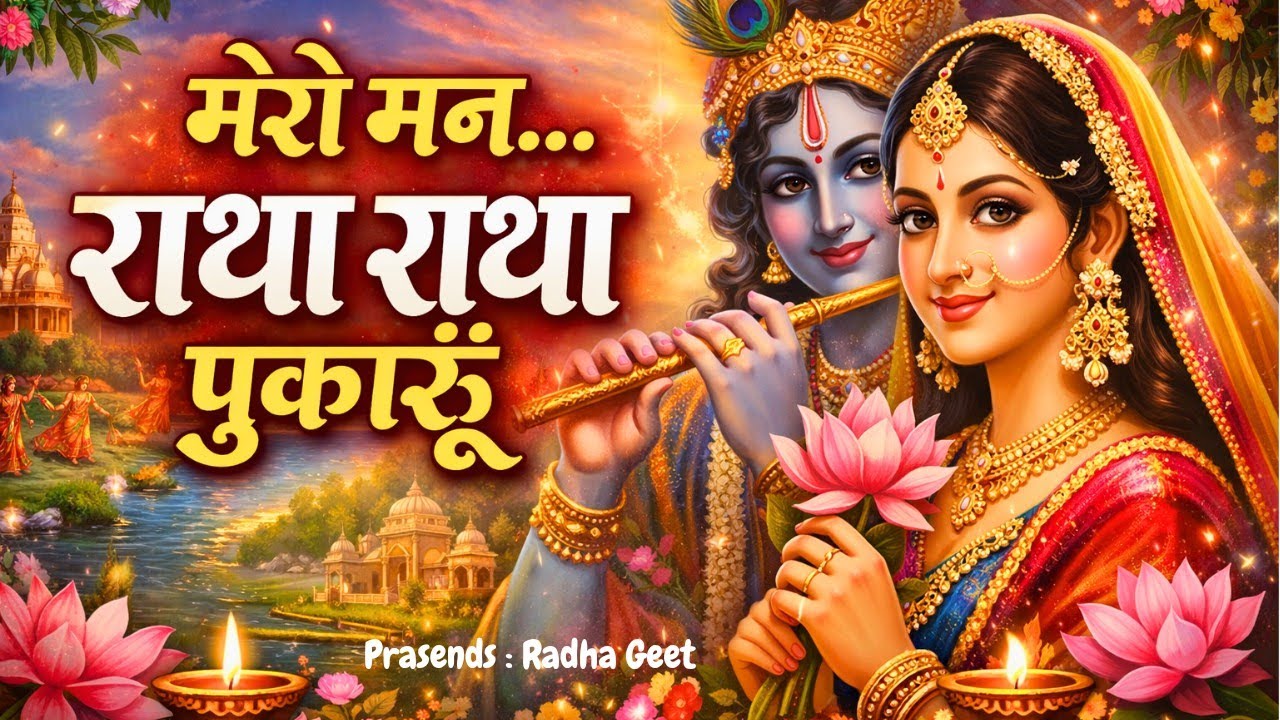 मेरो मन राधा राधा पुकारूँ | Superhit Radha Rani Bhajan | Barsane Wali Radha | Singer Rajendra Kumar