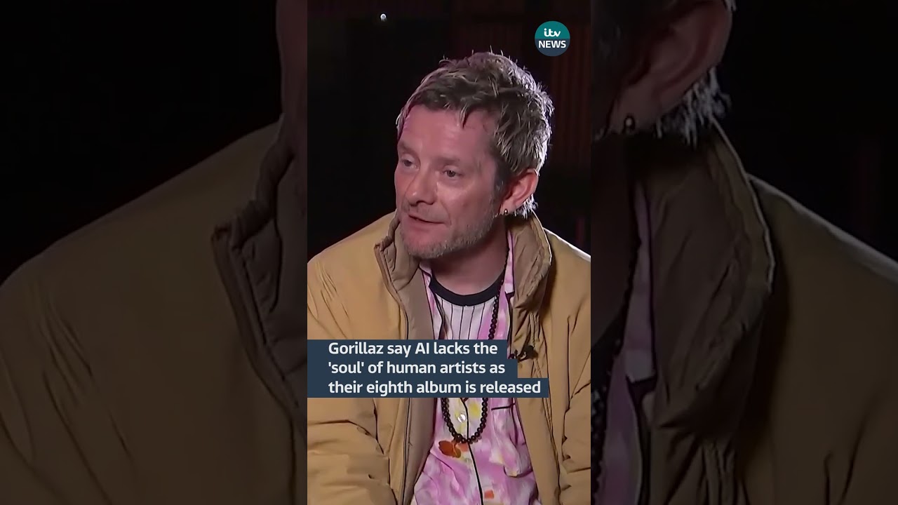 Gorillaz say AI lacks the 'soul' of human artists