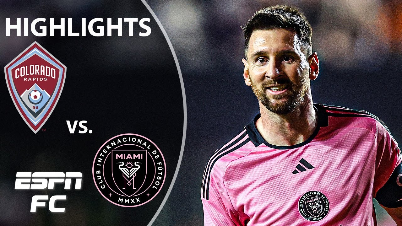 MESSI SCORES IN RETURN 👀 Colorado Rapids vs. Inter Miami | MLS Highlights | ESPN FC