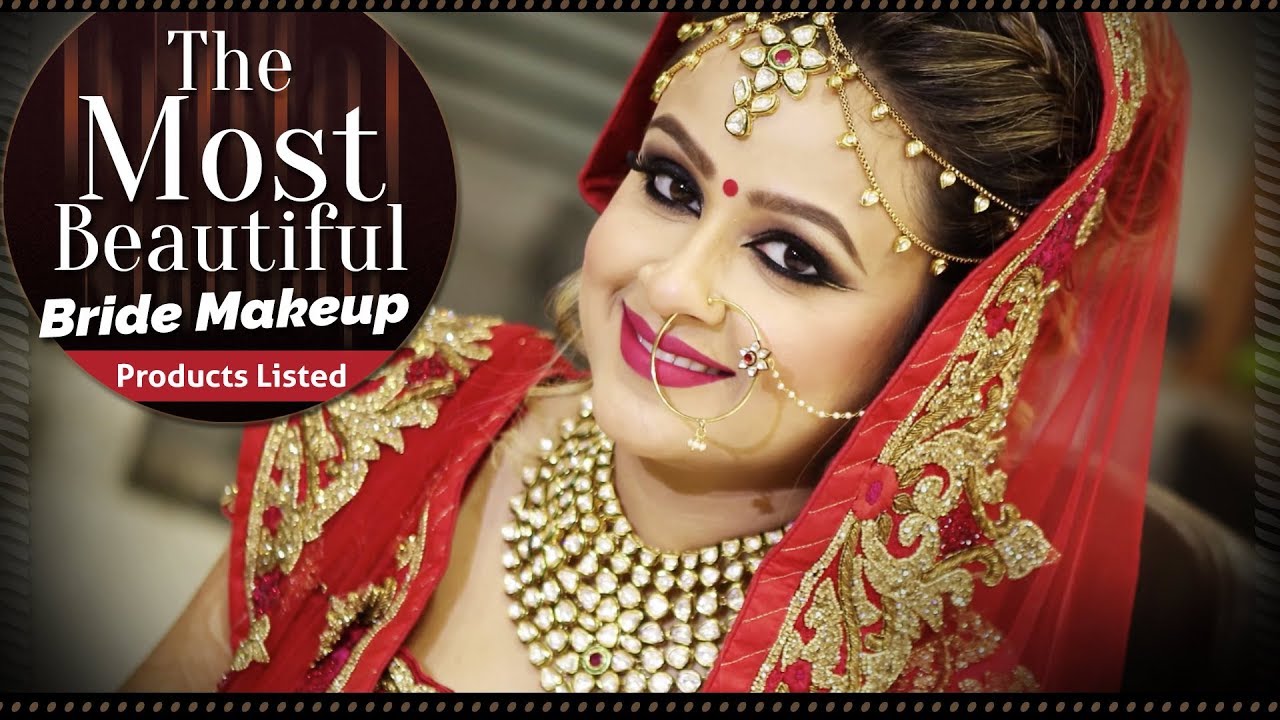 Most Beautiful Bridal Makeup Tutorial Video | Step by Step Indian Bridal Makeup | Krushhh by Konica