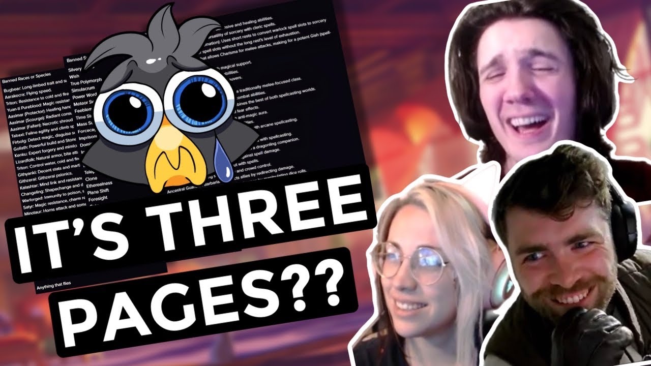 Insane DM BANS EVERYTHING in DnD!! | RPG Horror Stories