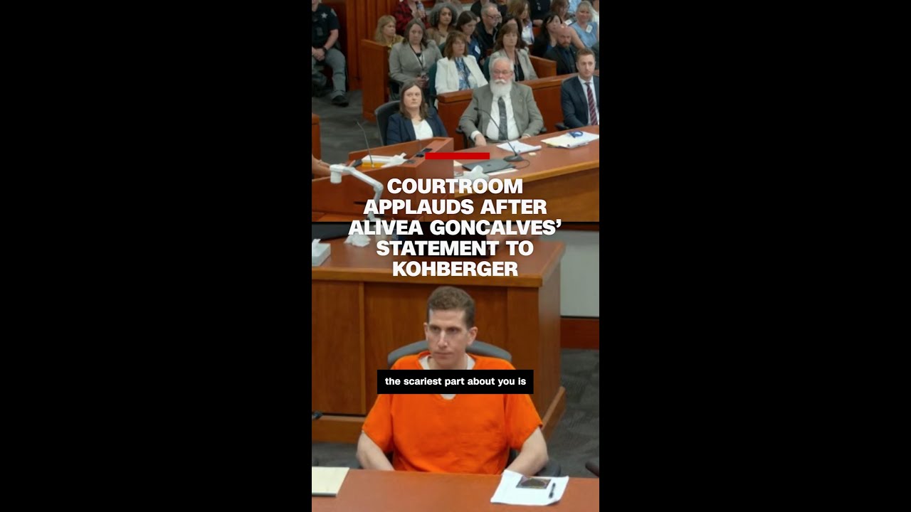 Courtroom applauds after Alivea Goncalves&rsquo; statement to Kohberger