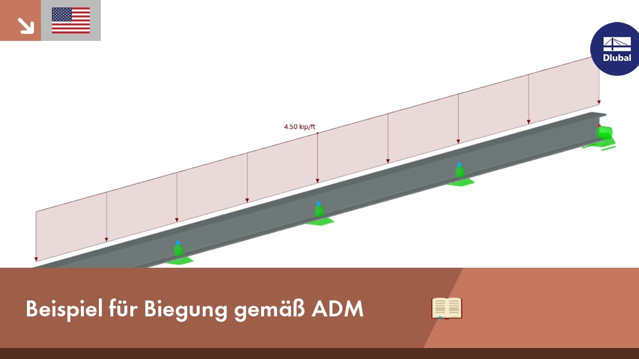 [EN] Beispiel für Biegung gemäß ADM