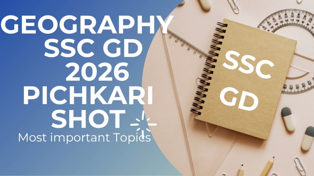 SSC GD 2026 GK TOPIC WISE | REVISION | IMPORTANT TOPICS 
