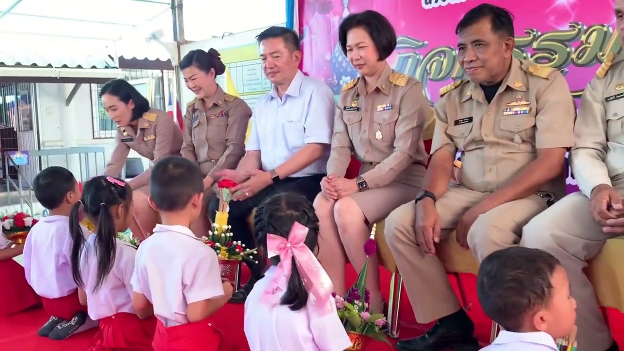 กิจกรรมไหว้ครู - โรงเรียนเทศบาลบ้านทุ่ม