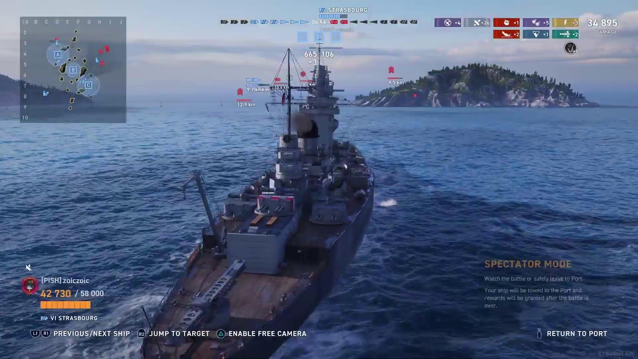 World of Warships PS5 A little go B4 Snow runner