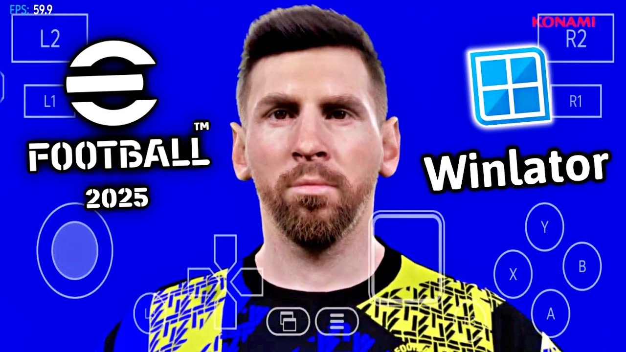 eFootball 2025 Winlator 8.0 (HD) Геймплей — обновление следующего сезона eFootball 25 PES 17 Winl...