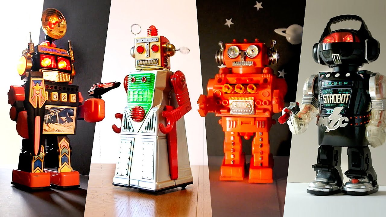 Raw TOY ROBOT Sounds! ASMR Edition Part 2