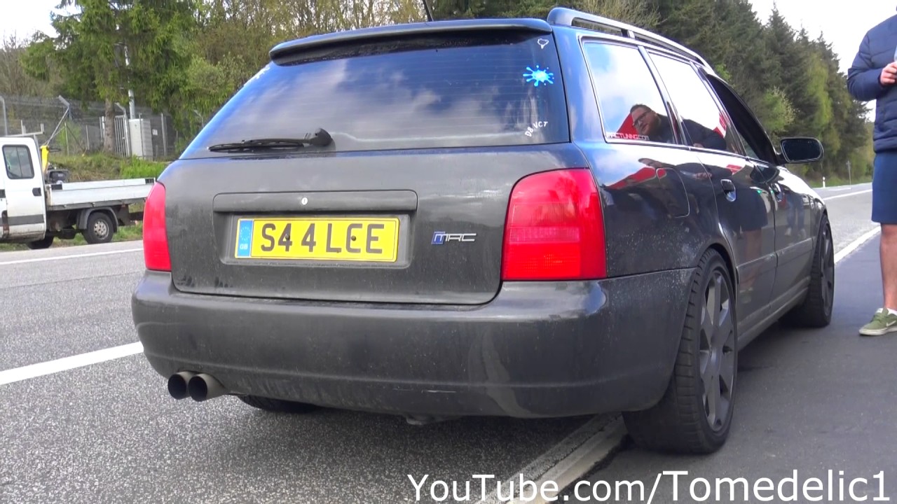 400HP  Big Turbo Audi S4 Avant, Anti Lag, Flames, Pops and Bangs