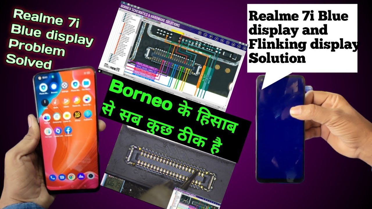 Realme 7i Blue Display Problem Solution Realme 7i Restart problem solution@smartmobilerepair8234