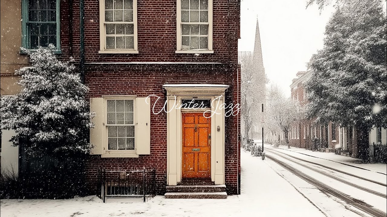 Winter Jazz Playlist | Тихие заснеженные переулки, тепло проникающий винтажный джаз