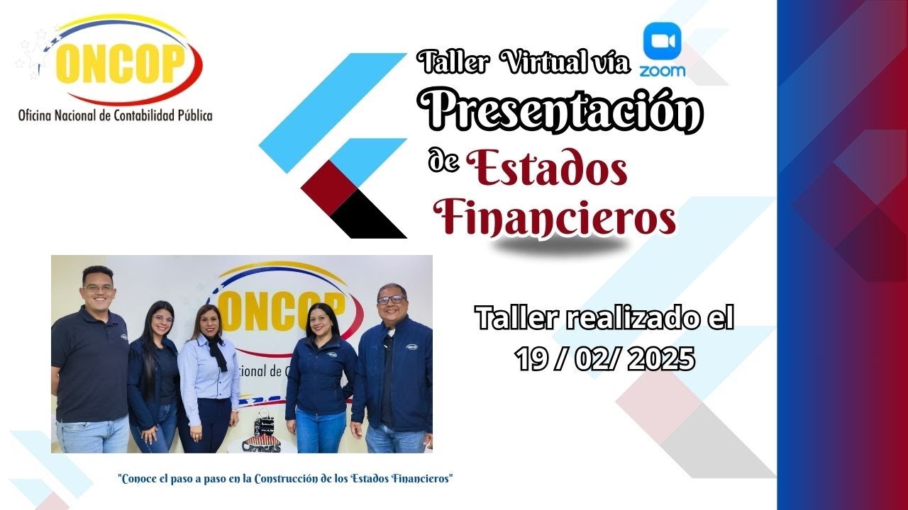 Taller: Presentaci&oacute;n de Estados Financieros