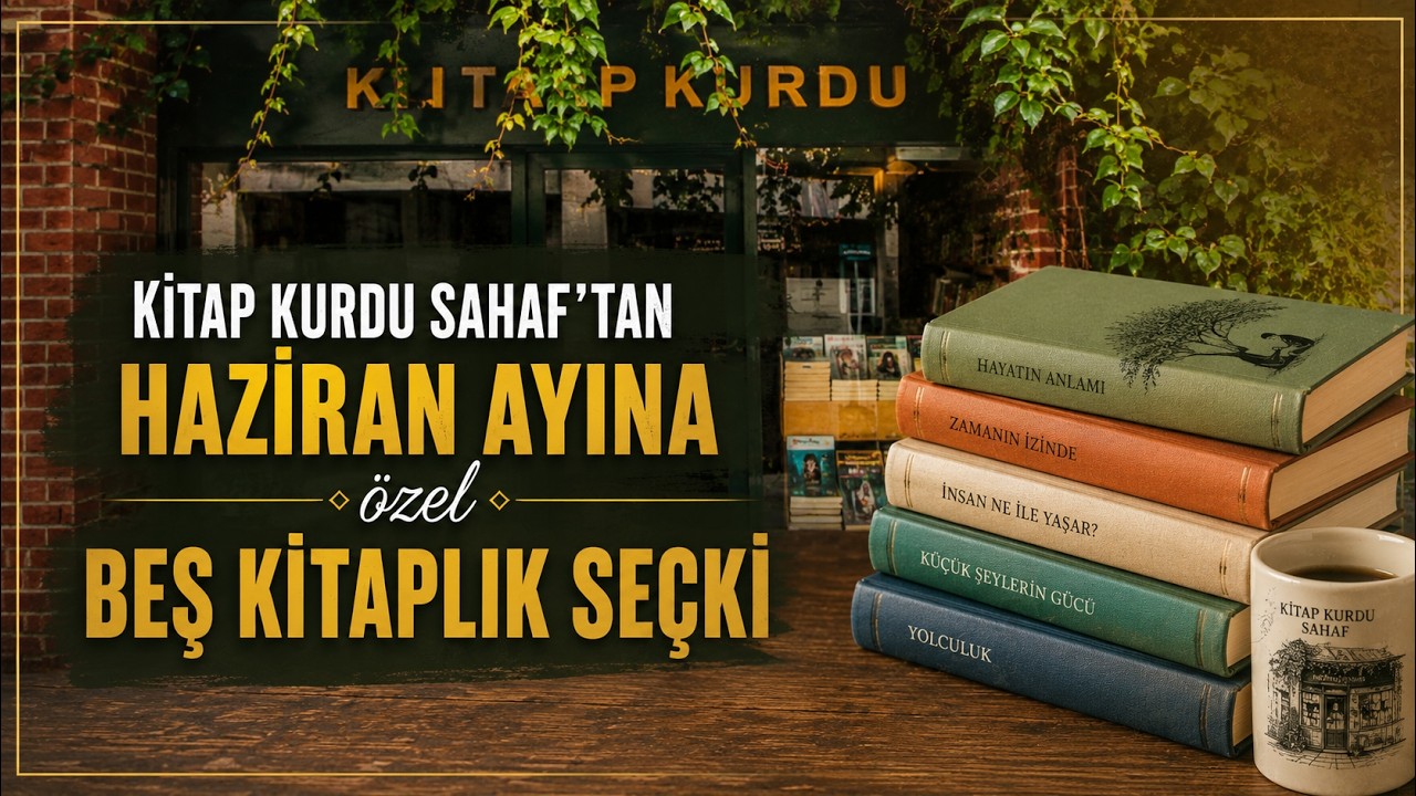 Kitap Kurdu Sahaf'tan Haziran ayına &ouml;zel beş kitaplık se&ccedil;ki