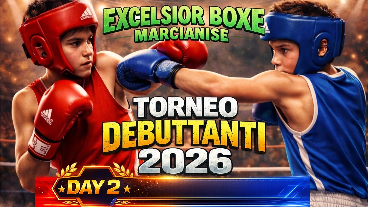 🥊 TORNEO DEBUTTANTI 2026 &ndash; SECONDA GIORNATA (LIVE)