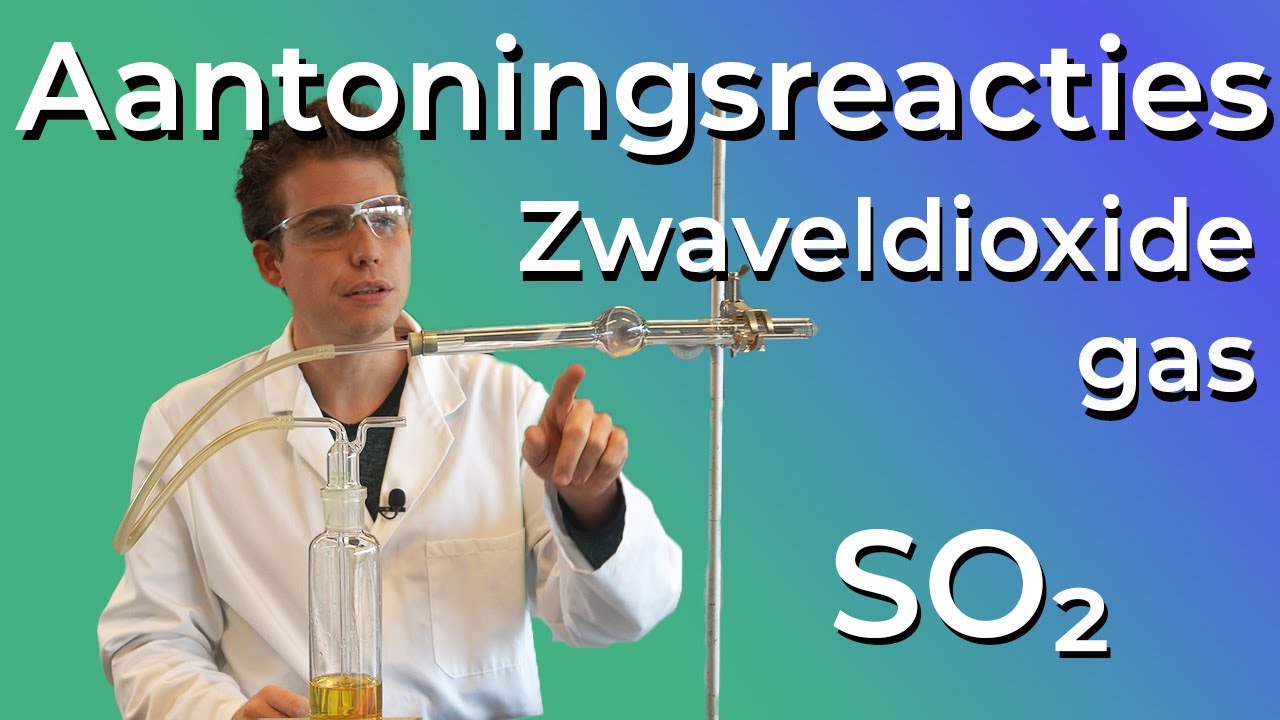 Aantoingsreactie van zwaveldioxide