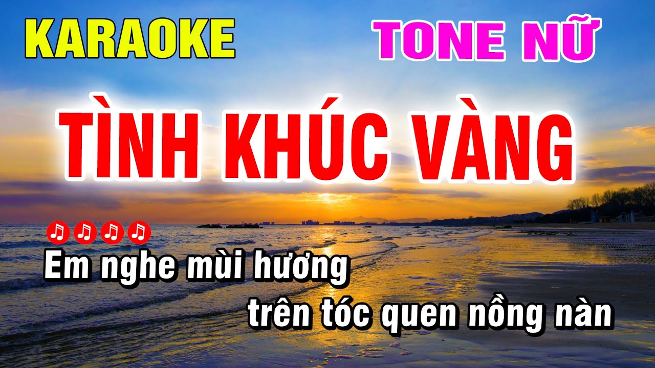 Karaoke Tình Khúc Vàng Tone Nữ  Beat Hay | Hoàng Luân