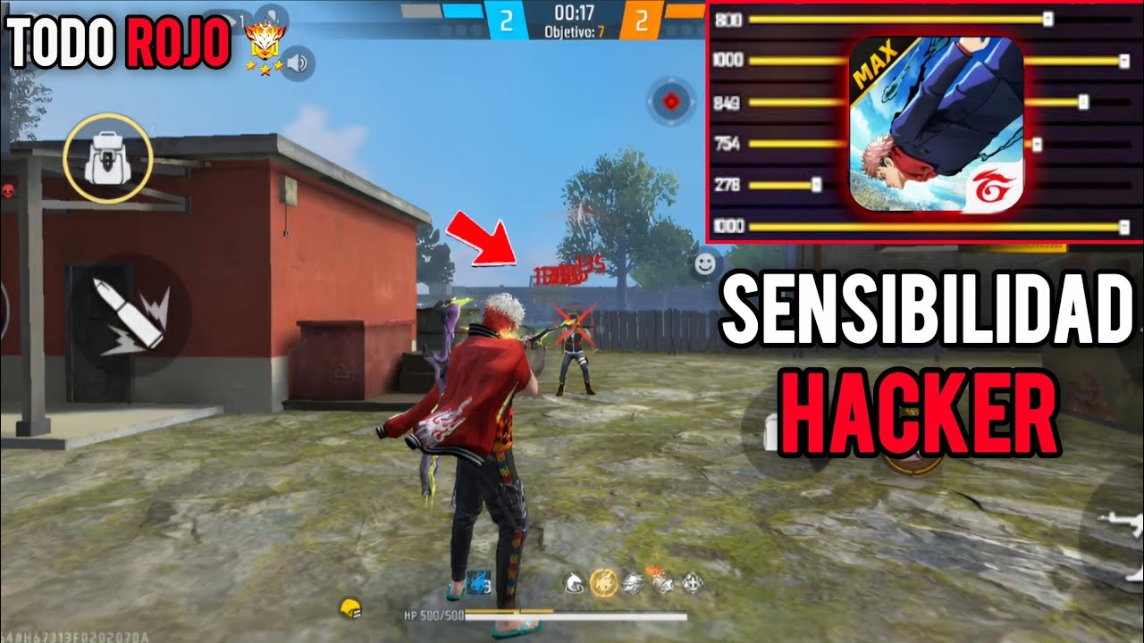 LA MEJOR SENSIBILIDAD🔥 HACKER💀 para dar TODO ROJO 🔴 CON Y SIN DPI EN 2026✅️
