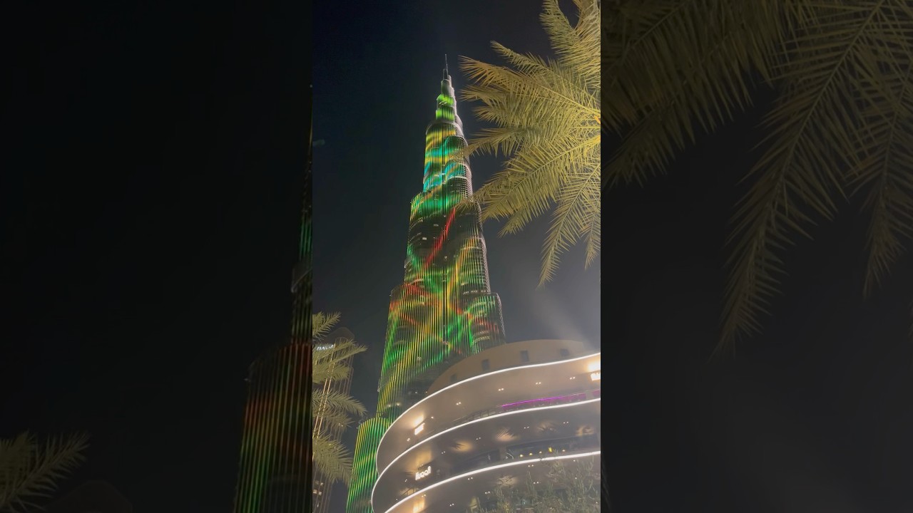 Burj Khalifa Lighting Show 