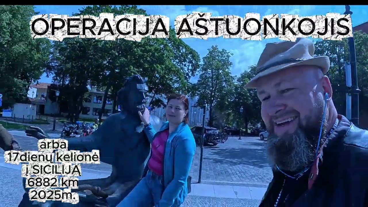 Motorcycle round trip from Lithuania to Sicily 2025
