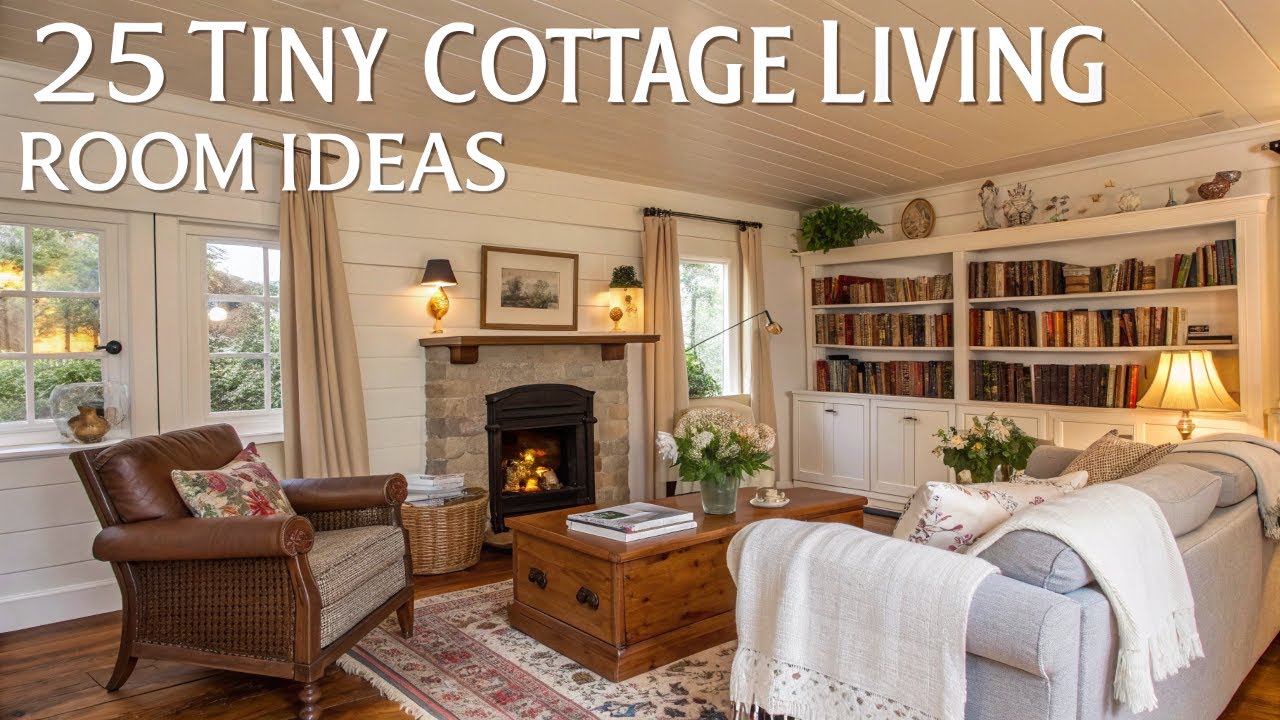 25 Tiny Cottage Living Room Ideas for Ultimate Cozy Appeal!