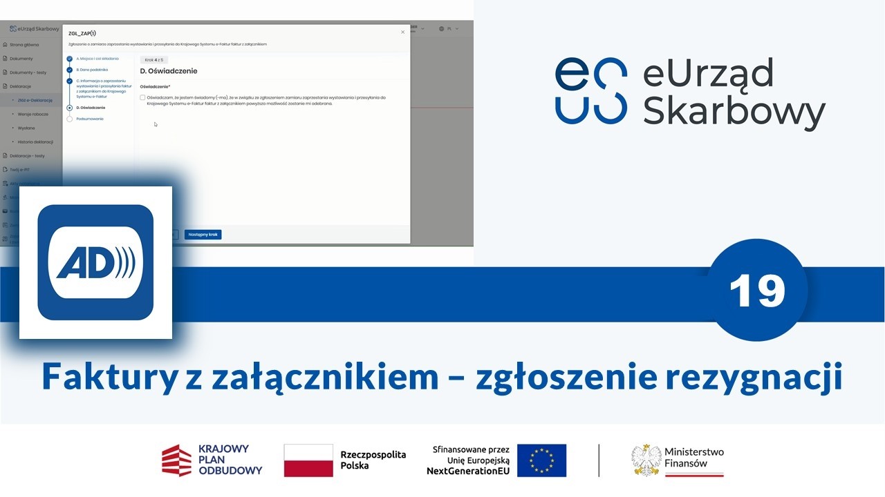 (Audio description) Services in the e-Tax Office | 19 Invoices with attachments &ndash; reporting a can...