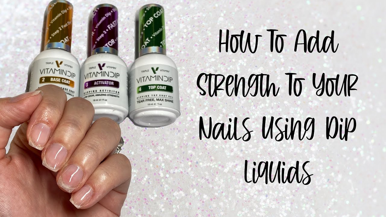 Adding Strength to Your Nails | Using Triple Vitamin Liquids