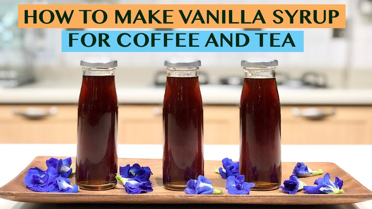 EASY VANILLA SYRUP RECIPE: SAVE ON YOUR VANILLA SYRUP FOR COFFEE AND TEA DRINKS BY UP TO 60%!
