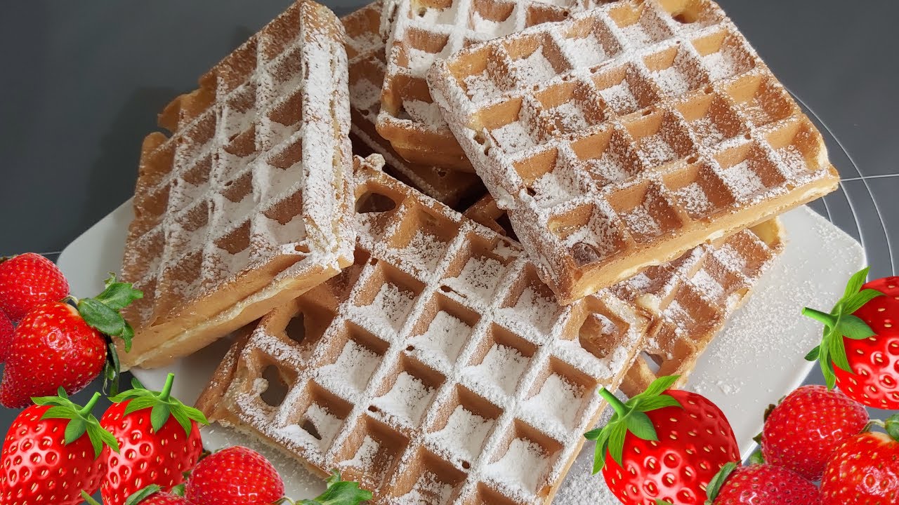 GOFRY jak z budki❗ Najlepszy przepis. Zachowują chrupkość przez kilka godzin.