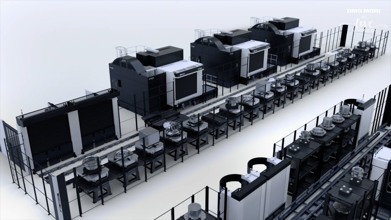 LPP – Linear  pallet pool for multi machine automation