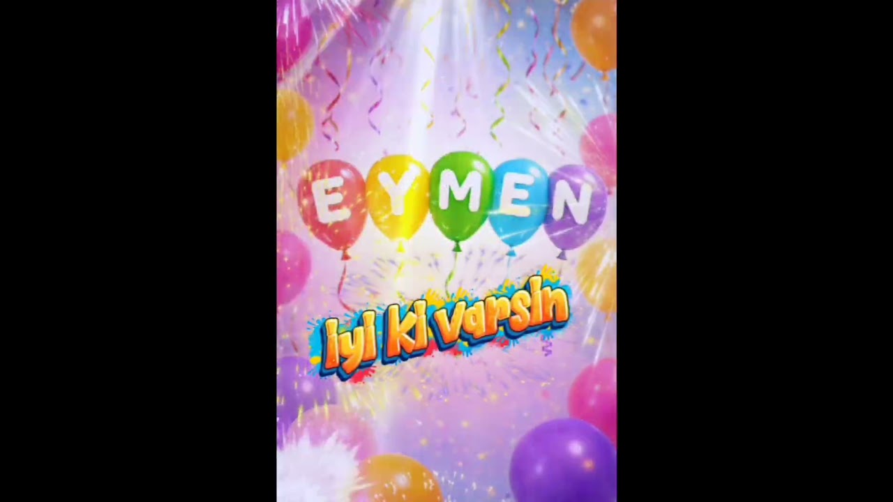 İyi Ki Doğdun Eymen 