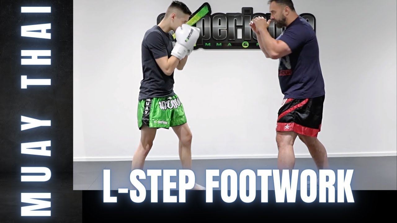 Muay Thai Fundamentals | Using an L-Step to Get Out of Range
