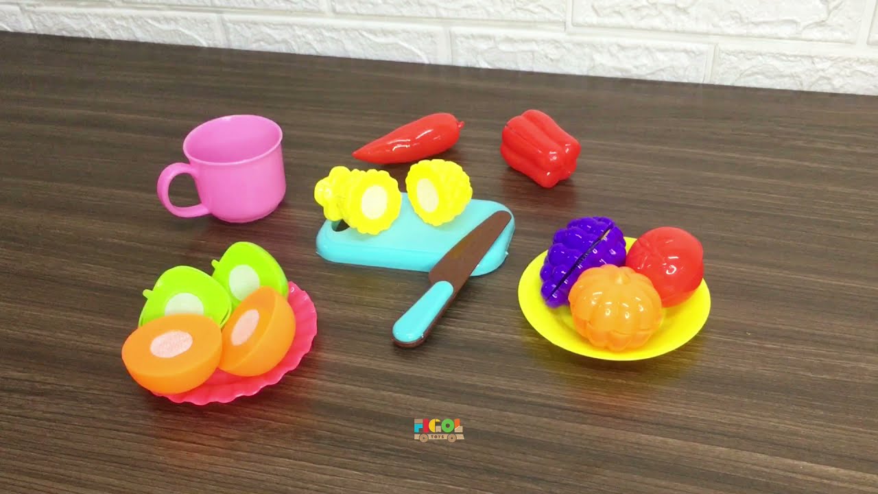 Figoltoys Mainan Potong Buah-buahan KGP199 Mini Fruit Set