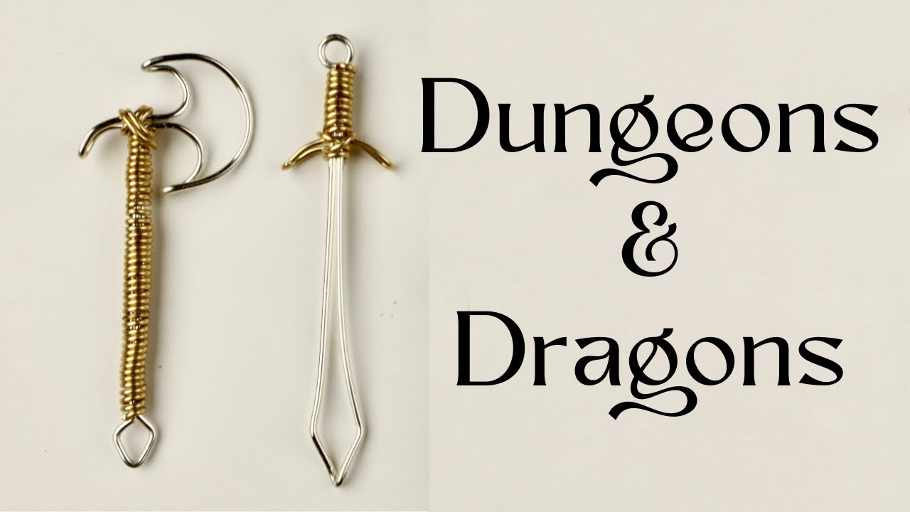 Игровые элементы Dungeons & Dragons // Урок по созданию проволочных фигур своими руками