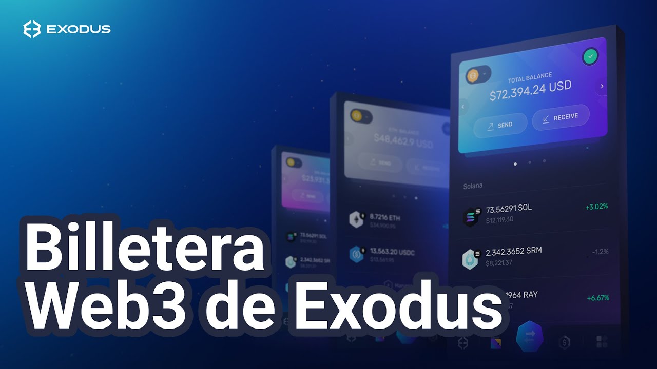 Billetera Web3 de Exodus | Explora dApps de Ethereum y Solana en Web3 (Extensi&oacute;n Chrome/Brave)