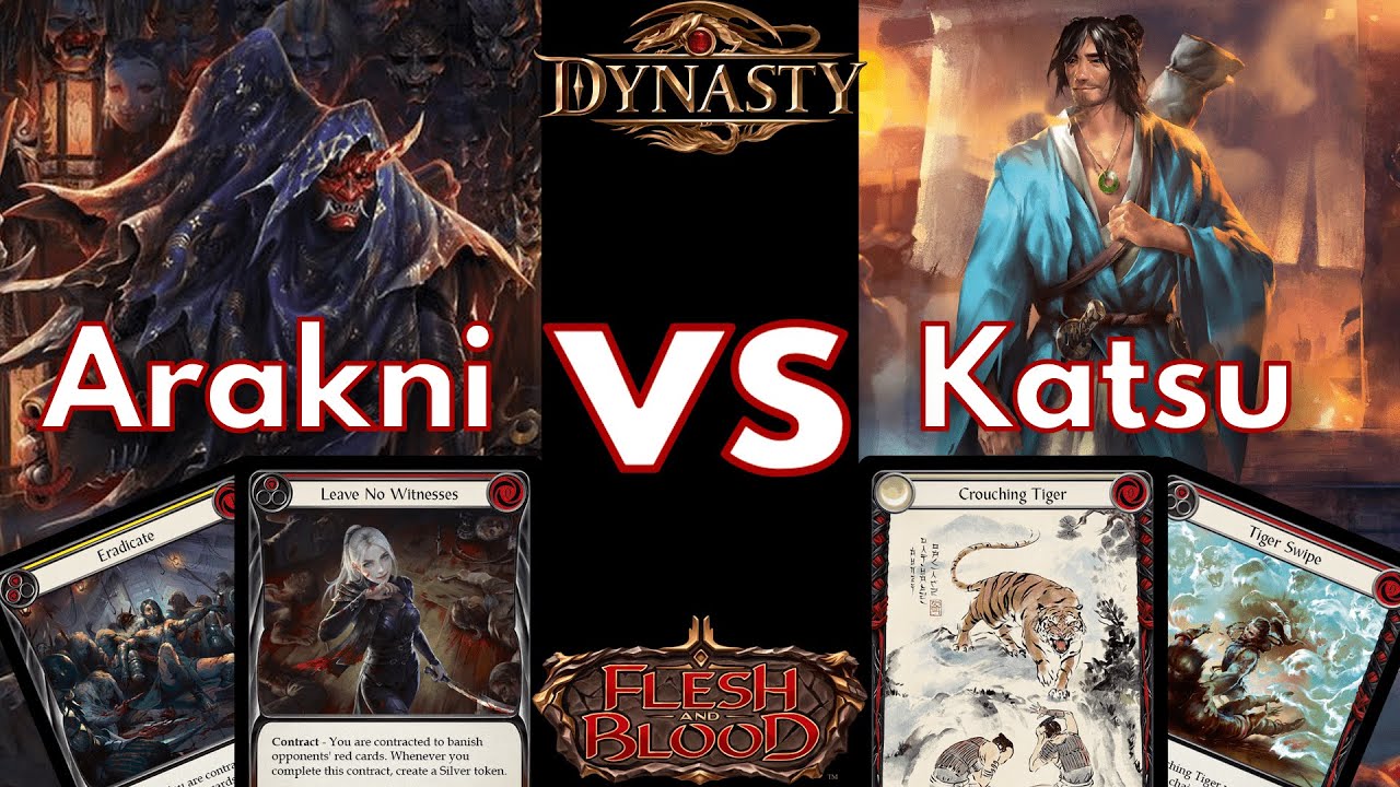 Arakni vs Katsu - Dynasty | Classic Constructed | Flesh and Blood TCG