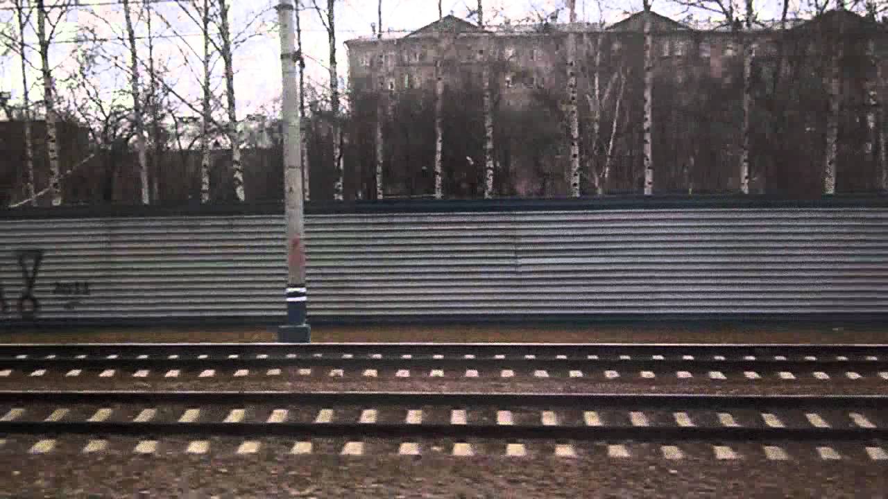 из окна поезда: Лосиноостровская -- Ярославский вокзал