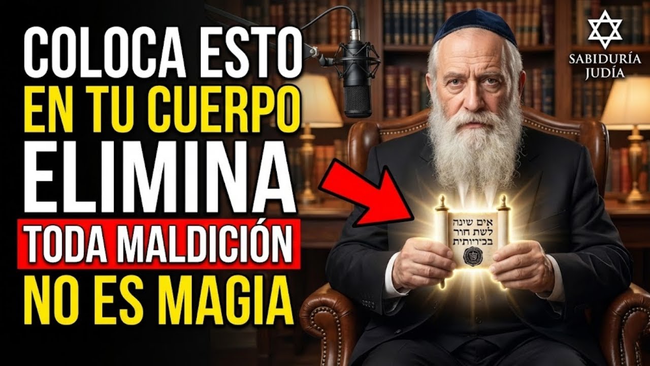 Colocá ESTO en tu ZONA ÍNTIMA y CORTÁ TODA MALDICIÓN (NO es MAGIA) | Sabiduría Judía ✅
