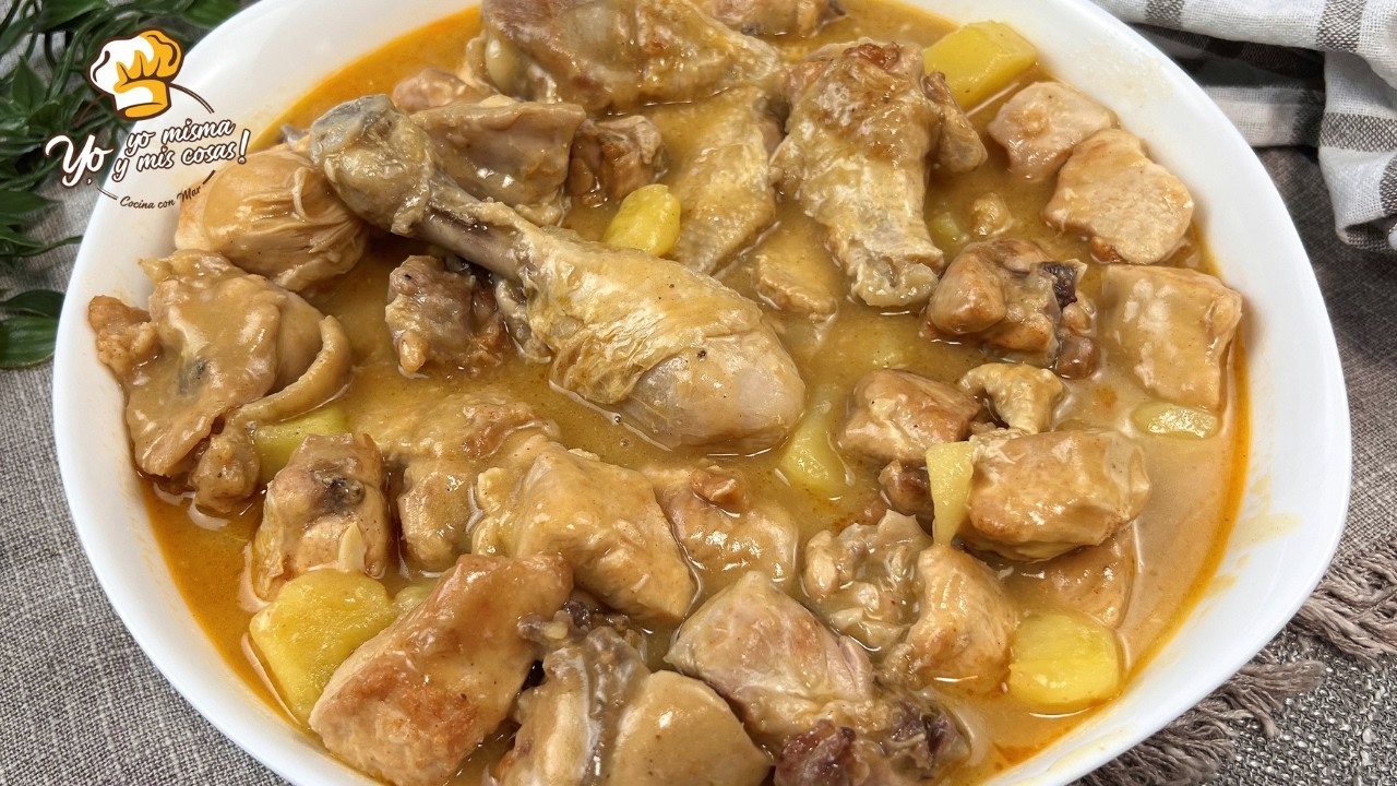 ⭐ Receta de POLLO al AJILLO a mi Manera Mira que salsa le dejo al final 😋