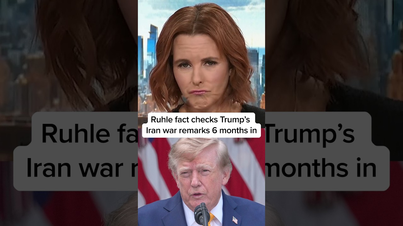 Ruhle fact checks Trump's Iran war remarks 6 months in