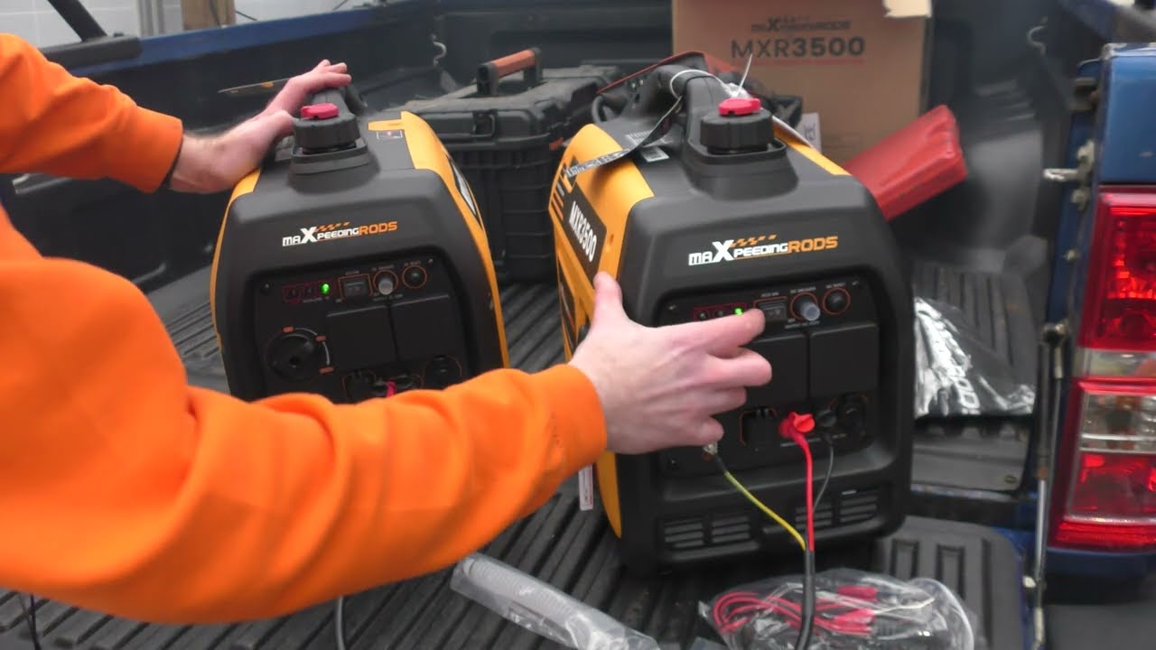MXR3500 Generator a quick look + parallel running = double the output