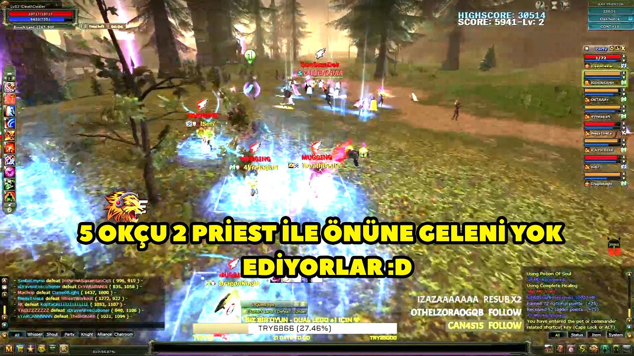 jDeathDealer - (Zero) Daha Önce Bütün İzlediğiniz Okçu Clan Pklarını Unutun :D ! Knight Online