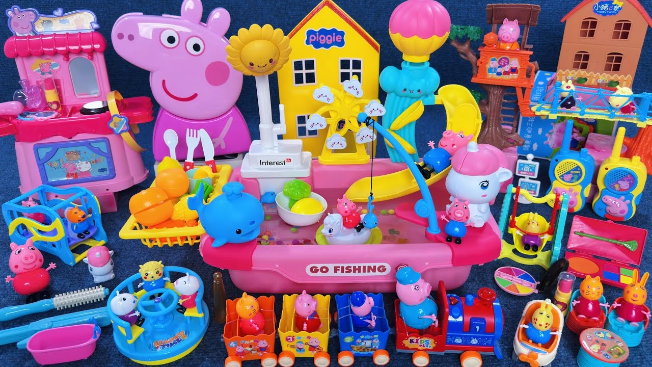 12 Minutes Satisfying with Unboxing Peppa Pig Water Park Swimming Pool Toy Set ASMR｜Review Toys