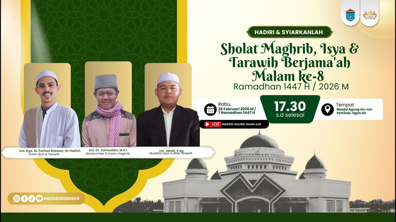 KAJIAN RAMADHAN BERSAMA USTADZ DR. ZAIMUDDIN - MSI