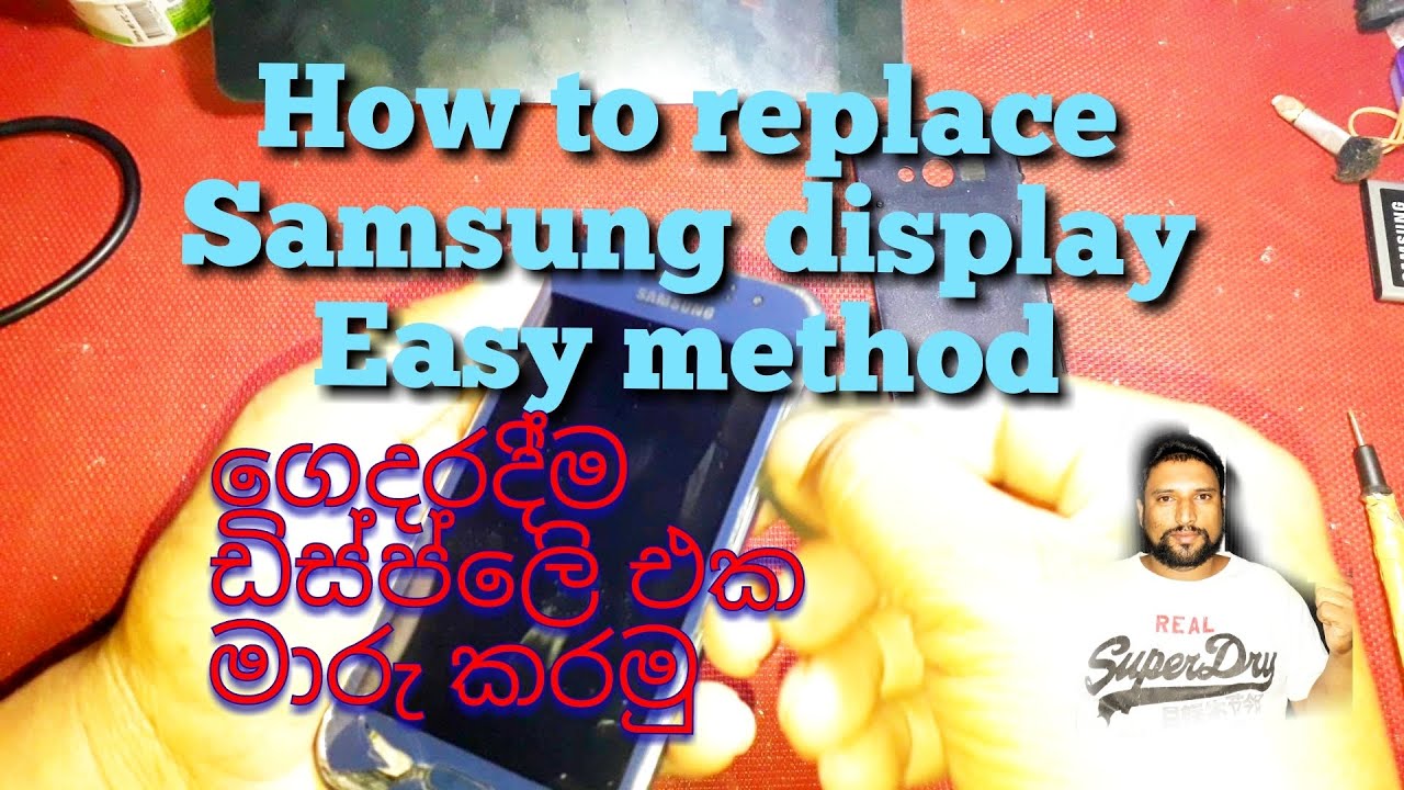 how to repair samsung j1ace j110h full short/display replacement in sinhala