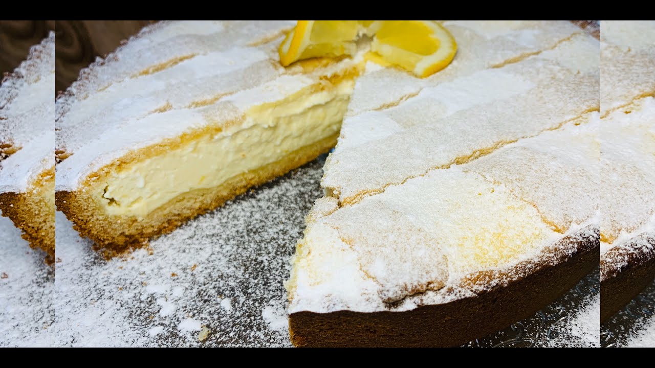 Crostata ricotta Zitrone 🍋.  Easy Lemon ricotta cake