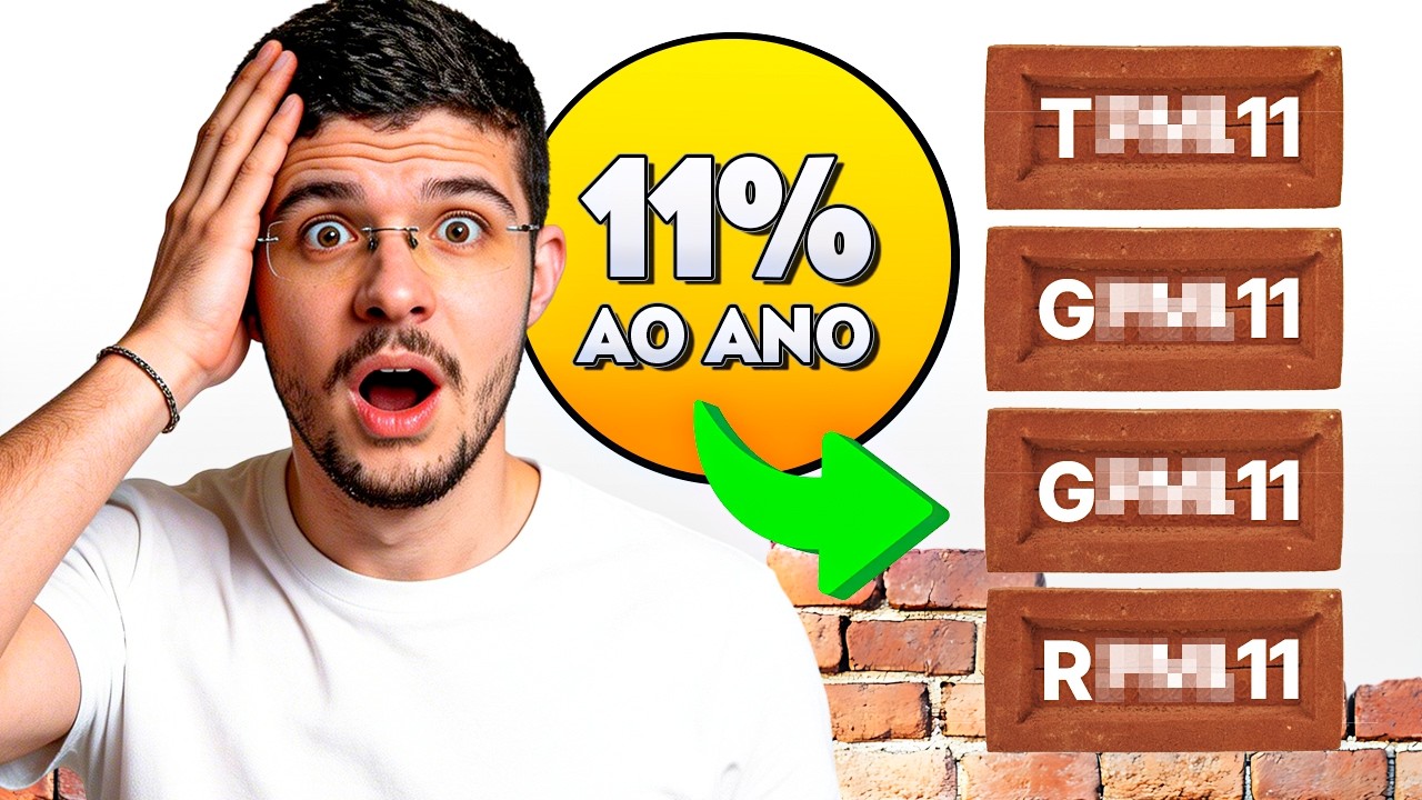 4 FIIs de TIJOLO pagando +11% DE RENDA PASSIVA! (LIVRE DE IMPOSTO)