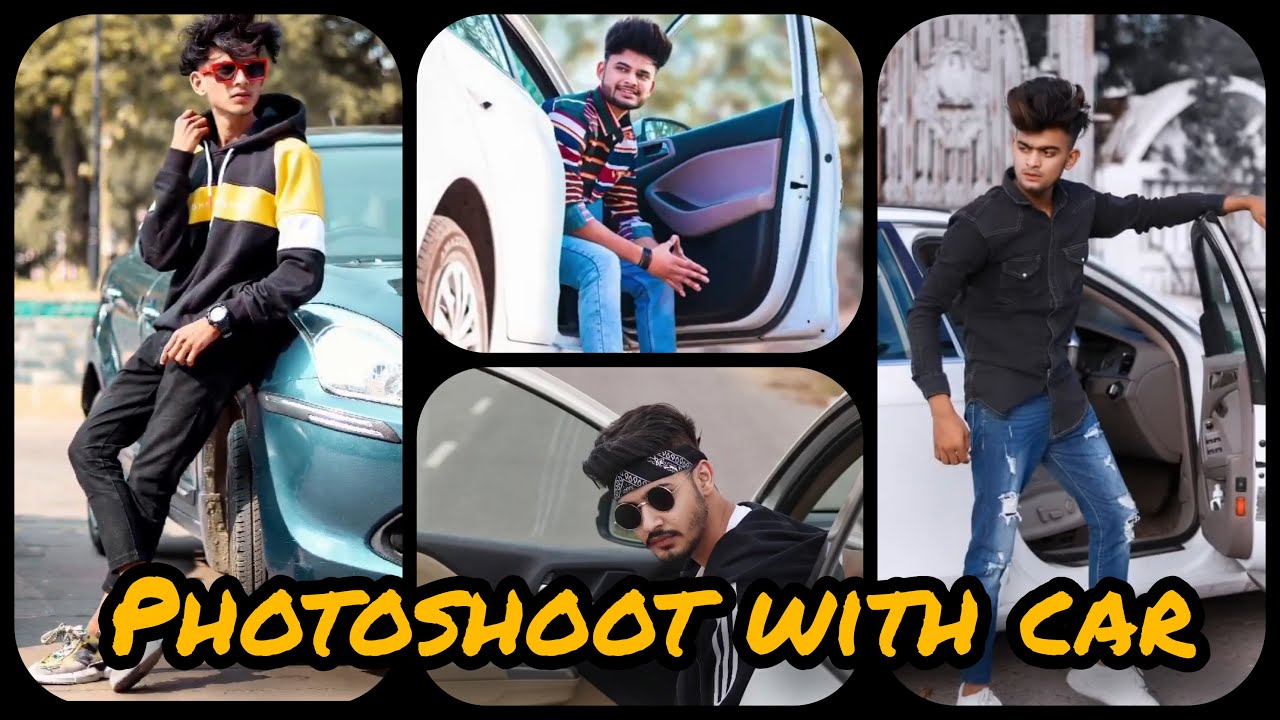 Car Photoshoot With Model l Photoshoot Pose For Boys With Car l Instagram Trending Pose Video For