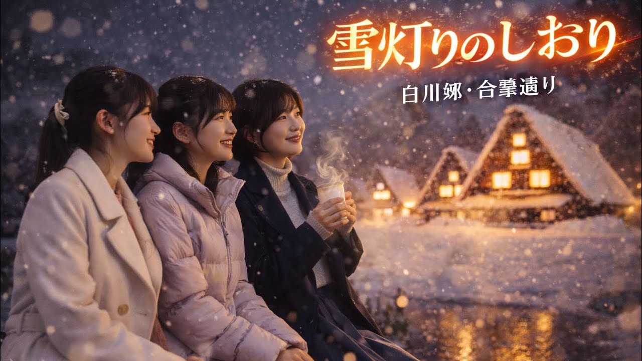【白川郷アイドル】雪灯りのしおり｜Travel Idol Song series